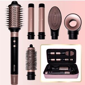 ELLA BELLA® 6 in 1 Professional Hot Air Styler • Powerful Hair Dryer & Straighte